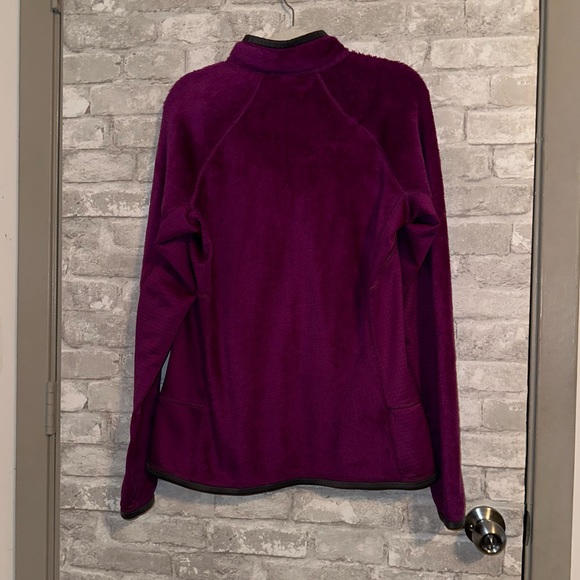 Women's Patagonia R4 fleece fluzzy sweater sz L #A4 - Picture 2 of 3